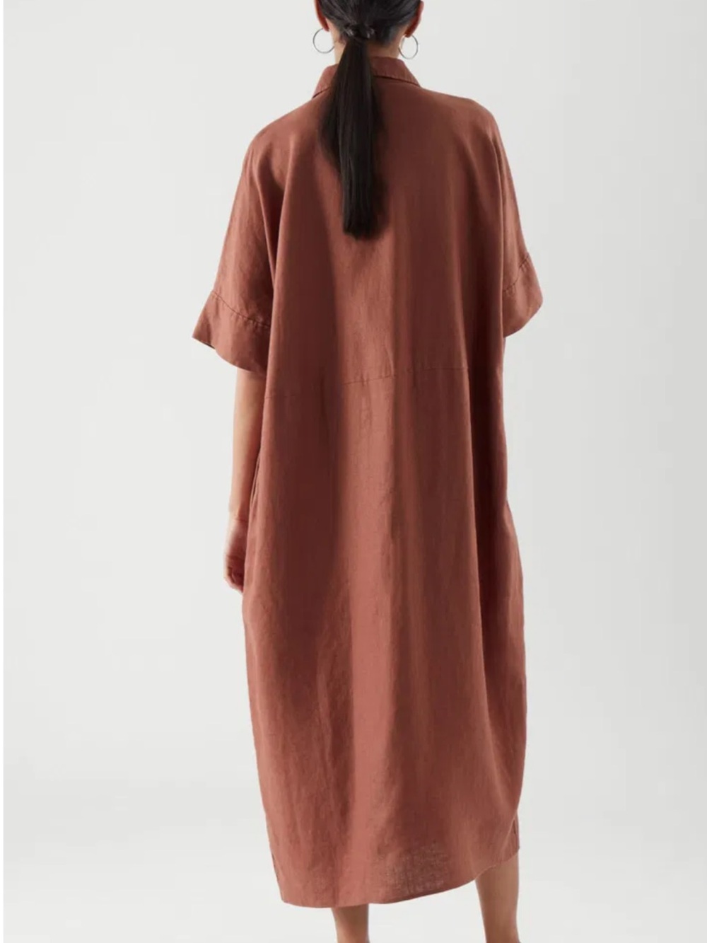 COS Linen Shirt Dress - Picture 5 of 9